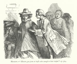 Ilustrace k filmu The Good-Natured Man (rytina) od George John Pinwell