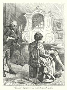 Ilustrace k filmu The Good-Natured Man (rytina) od George John Pinwell