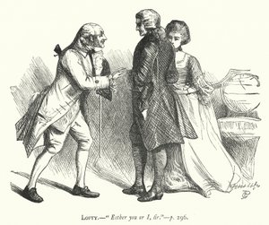 Ilustrace k filmu The Good-Natured Man (rytina) od George John Pinwell