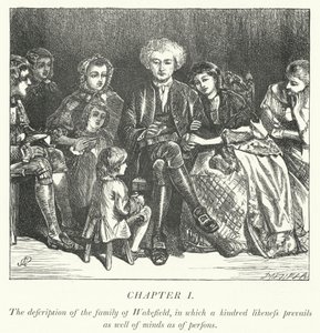 Ilustrace pro The Vicar of Wakefield (rytina) od George John Pinwell