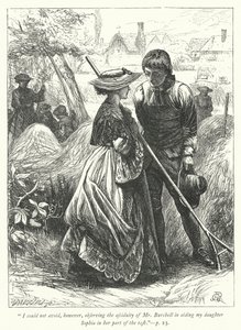 Ilustrace pro The Vicar of Wakefield (rytina) od George John Pinwell
