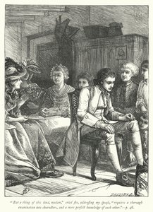 Ilustrace pro The Vicar of Wakefield (rytina) od George John Pinwell