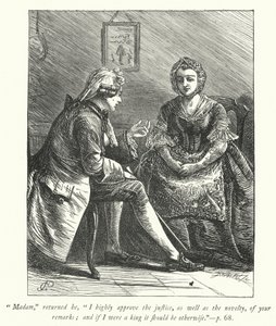 Ilustrace pro The Vicar of Wakefield (rytina)