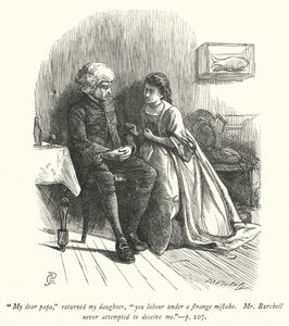Ilustrace pro Vicar of Wakefield (rytina) od George John Pinwell