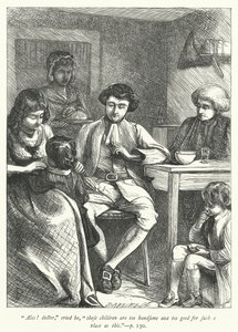 Ilustrace pro Vicar of Wakefield (rytina) od George John Pinwell
