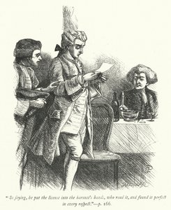 Ilustrace pro Vicar of Wakefield (rytina) od George John Pinwell