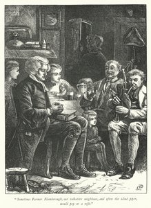 Ilustrace pro Vicar of Wakefield (rytina) od George John Pinwell