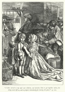 Ilustrace pro The Vicar of Wakefield (rytina) od George John Pinwell