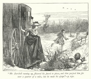 Ilustrace pro The Vicar of Wakefield (rytina) od George John Pinwell