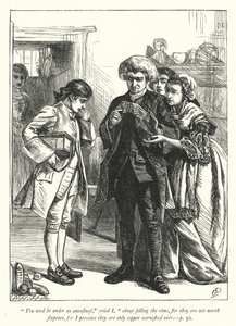 Ilustrace pro The Vicar of Wakefield (rytina) od George John Pinwell