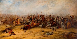 The Conflict at the Guns, Balaclava, 1854.