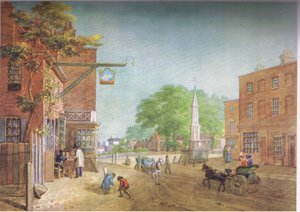 Tottenham Village v roce 1822