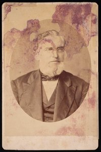 Portrét Josepha Cummings 1817-1890, před rokem 1884.