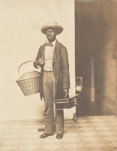 Sam Campus Vendor, z Yale Class Abum, ca. 1858.