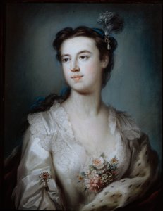 Portrét lady Dorothy Boyle, hraběnky z Euston (pastel na papíře) od George Knapton