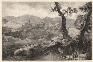 Pohled poblíž Říma od George Loring Brown