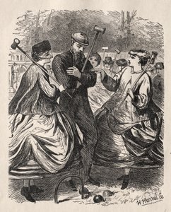 Naše kroketová párty od George Louis Palmella Busson Du Maurier