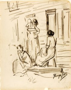 Bez názvu (Skupina postav) od George Luks