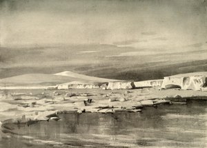 Bay of Whales, nebo Balloon Bight, c1908, 1909. od George Marston