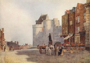 Windsor Market, časné ráno (barevná litografie)