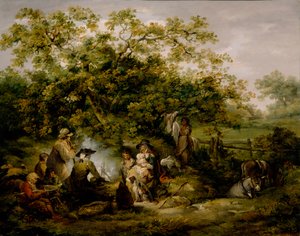 Cikánský tábor od George Morland