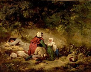 Cikánský tábor od George Morland