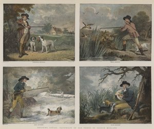 Střelecké kusy (chromolitho) od George Morland