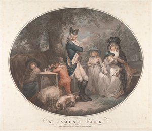 Park svatého Jakuba od George Morland