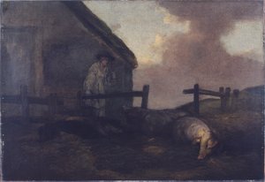 Swineherd (olej na plátně) od George Morland