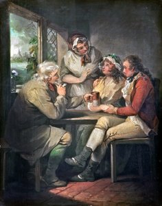 Návrat vojáka, asi 1790 (olej na plátně)