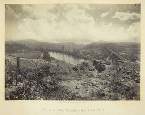 Allatoona z Etawy od George N. Barnard
