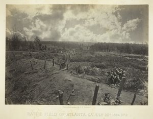 Battle Field of Atlanta, GA, č. 2, 22. července 1864. od George N. Barnard
