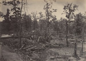 Battle Field of Atlanta, Georgia, 22. července 1864 č. 1, 60. léta 19. století. od George N. Barnard