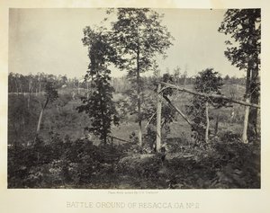 Battle Ground of Resacca, GA, č. 2, 1866. od George N. Barnard