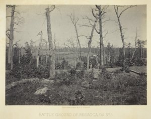 Battle Ground of Resacca, GA, č. 3 od George N. Barnard