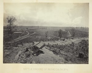 Battle Ground of Resacca, GA, č. 4, 1866. od George N. Barnard