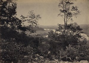 Údolí Chattanooga z hory Lookout Mountain od George N. Barnard