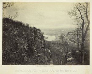 Údolí Chattanoogy z hory Lookout, č. 2 od George N. Barnard