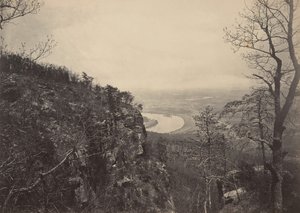 Údolí Chattanooga od Lookout Mountain č. 2, 60. léta 19. století. od George N. Barnard
