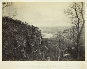 Chattanooga Valley z Lookout Mountain, č. 2, 186466. od George N. Barnard