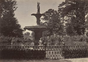Fontána, Savannah, Georgia, 1860. od George N. Barnard