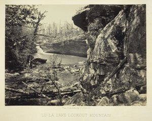Lu-La Lake Lookout Mountain od George N. Barnard