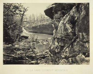 Vyhlídková hora Lu-La Lake, 186466. od George N. Barnard