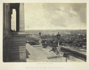 Nashville z Kapitolu od George N. Barnard