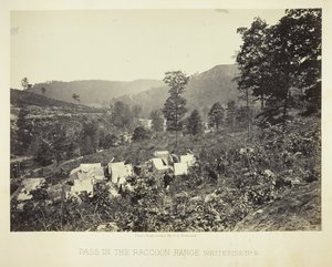 Průsmyk v Raccoon Range, Whiteside č. 2, 1864. od George N. Barnard
