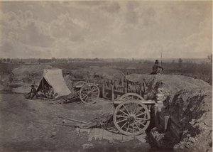 Rebel pracuje před Atlantou (GA), č. 4 od George N. Barnard