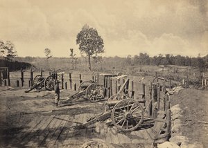 Povstalecké práce před Atlantou, Georgia, č. 2 od George N. Barnard