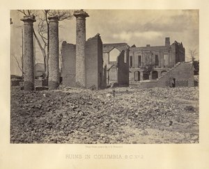 Ruiny v Columbii v Jižní Karolíně, č. 2 od George N. Barnard