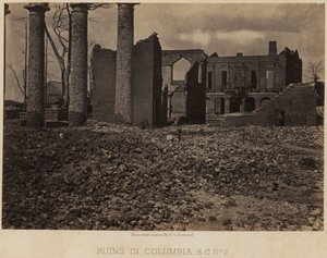 Ruiny v Columbii, S.C., č. 2 od George N. Barnard
