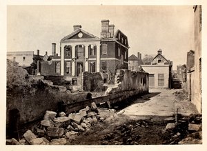 Ruins of Pinckney Mansion, Charleston S.C od George N. Barnard